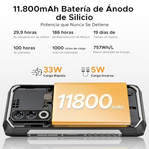 Thumbnail 4 de DOOGEE Blade 20 MAX Rugerizado 36GB+2TB, 11800mAh, 6.6" 120Hz 📱