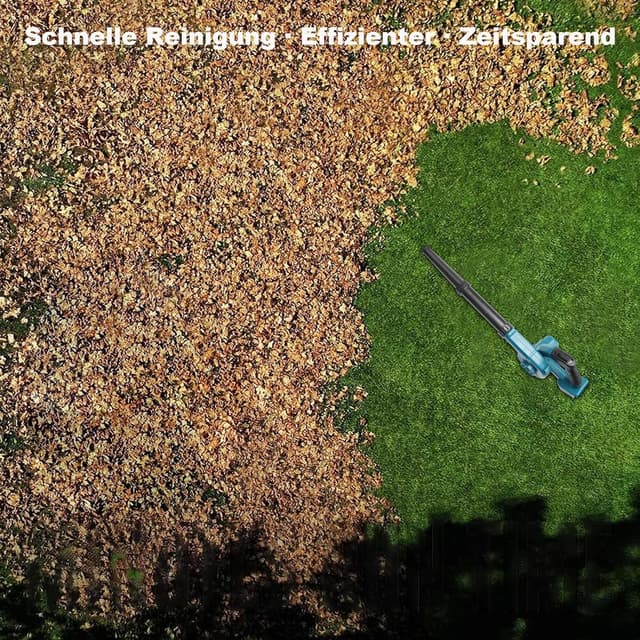 Detalle de Waitley Akku-Laubbläser für Makita 18V-Akku (kabellos) mit 169 km/h – ohne Akku & Ladegerät