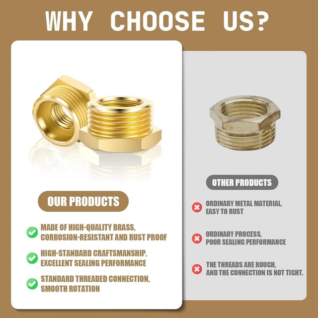 Thumbnail 6 de Bwintech 6er Reduzierverbinder 1/8–1/4 BSP