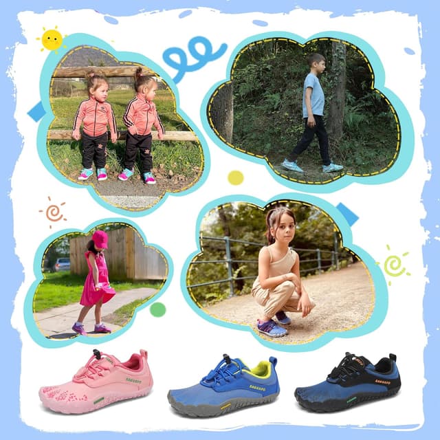 Thumbnail 6 de SAGUARO Scarpe Barefoot Bambini 24-36 da trail a piedi nudi per uso quotidiano, asilo e parco