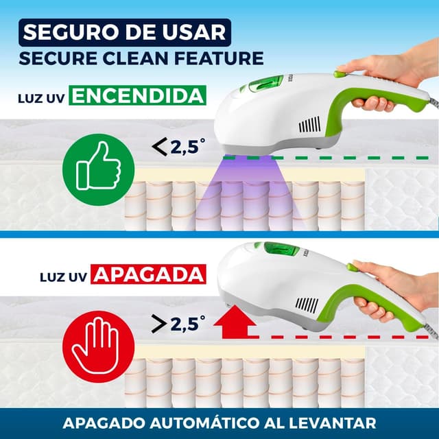 Thumbnail 6 de CLEANmaxx Aspirador de ácaros con luz UV-C