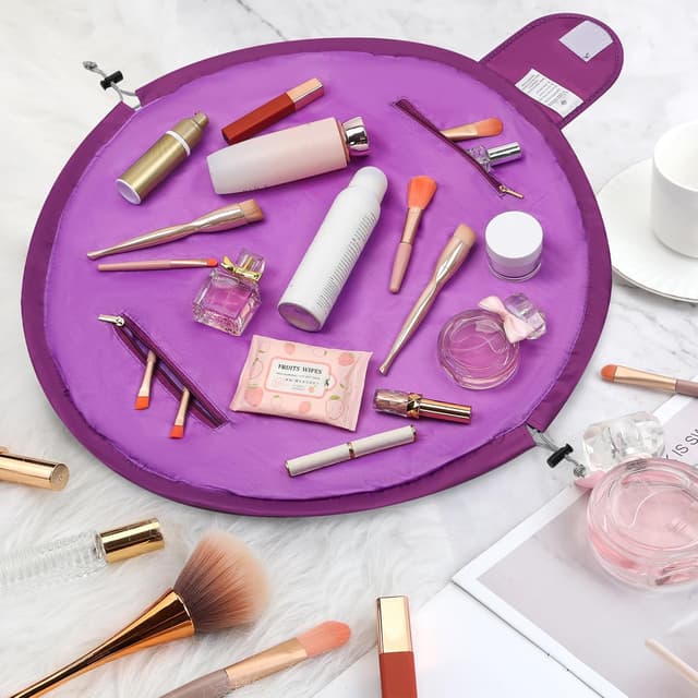 Detalle 1 de Lazy drawstring makeup bag waterproof, large