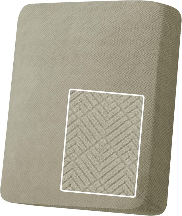 Detalle de YSTELLAA copricuscino divano 1 posto cachi