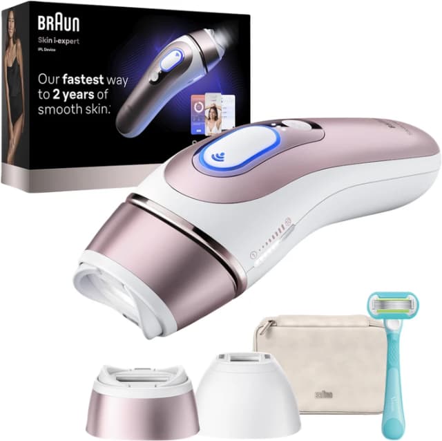 Detalle de Braun Smart IPL Skin i-expert Pro 7 PL7211 – flexibler Aufsatz für gleichmäßige Enthaarung