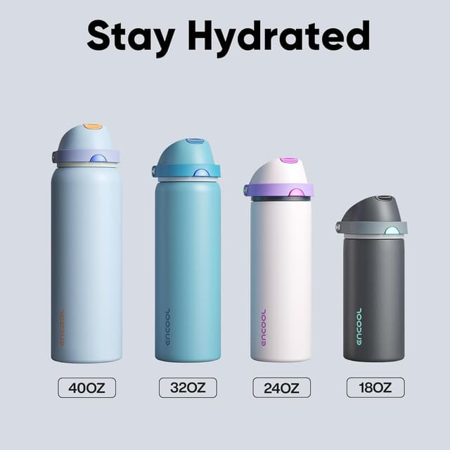 Thumbnail 6 de Encool Stainless Steel 32 oz Insulated Water Bottle 🚰