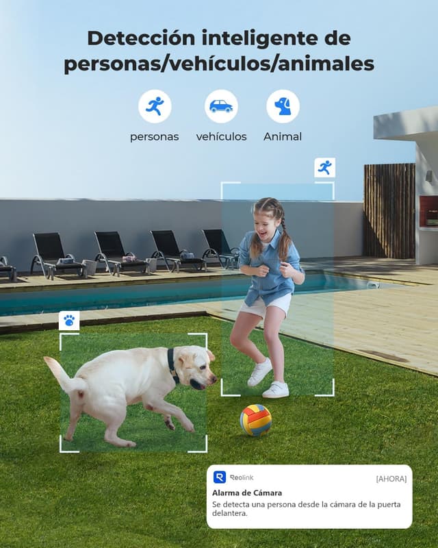 Detalle de Reolink RLC-843A Cámara 4K PoE 5X Zoom