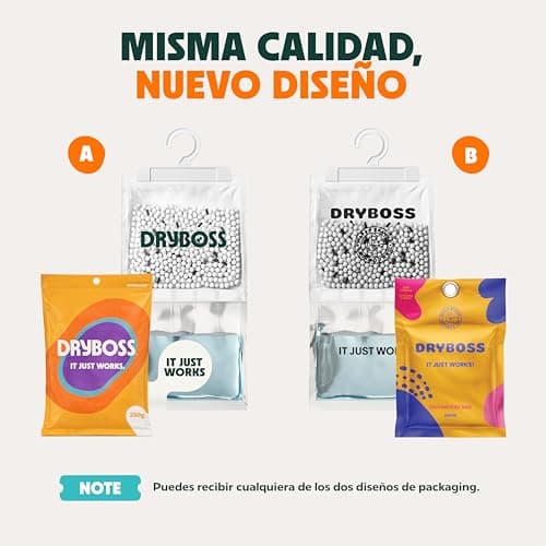 Thumbnail 6 de Bolsas antihumedad DRYBOSS para armarios XL (pack 10, 2,5 kg) para absorber condensación y olores