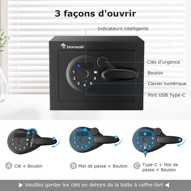 Thumbnail 6 de Bonsaii 6,6 L Mini Tresor 🔒