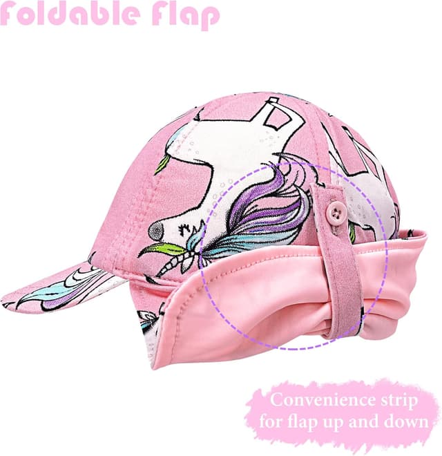 Detalle 2 de Kids Legionnaires Sun Hat with Neck Flap – UPF 50+ quick-drying swim cap by Gifts Treat