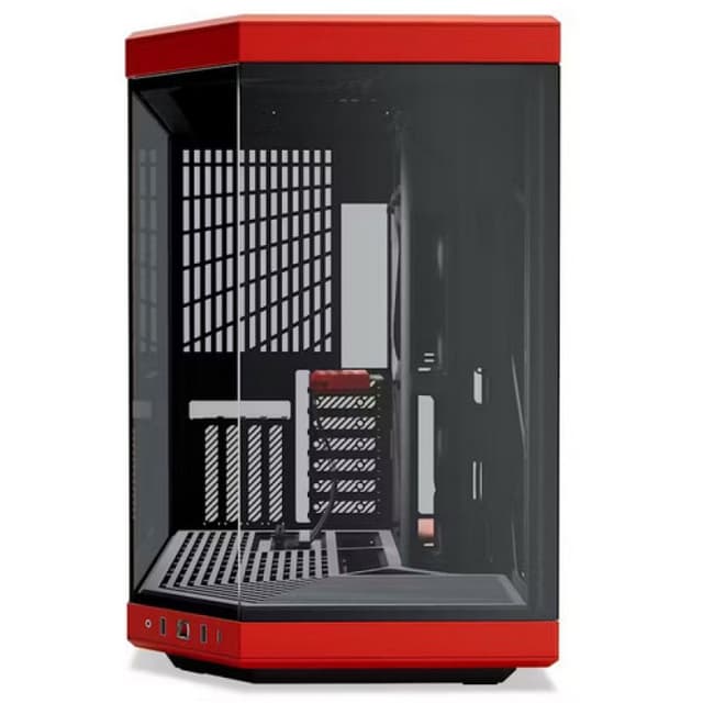 Detalle 2 de Hyte Y70 Cristal templado USB 3.2 roja 🖥