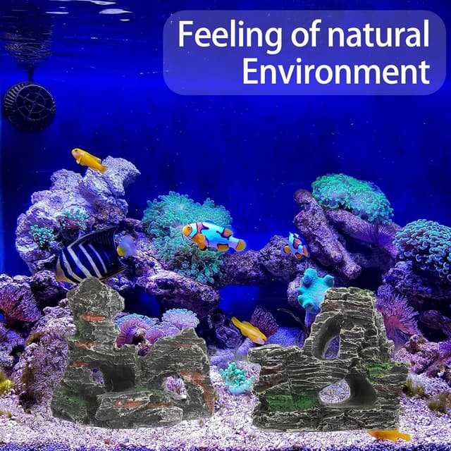 Thumbnail 5 de DYHNQE fish tank rockery decoration