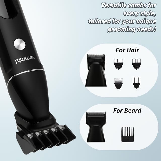 Detalle 2 de Ruspela Beard Trimmer 5-in-1 🪒