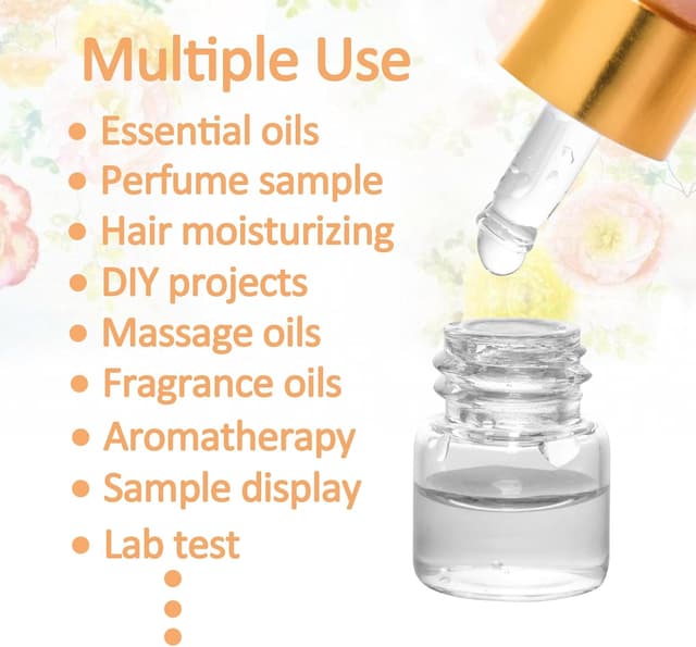 Thumbnail 2 de Apstaqeoo 2ml Glass Sample Dropper Bottles 24Pcs