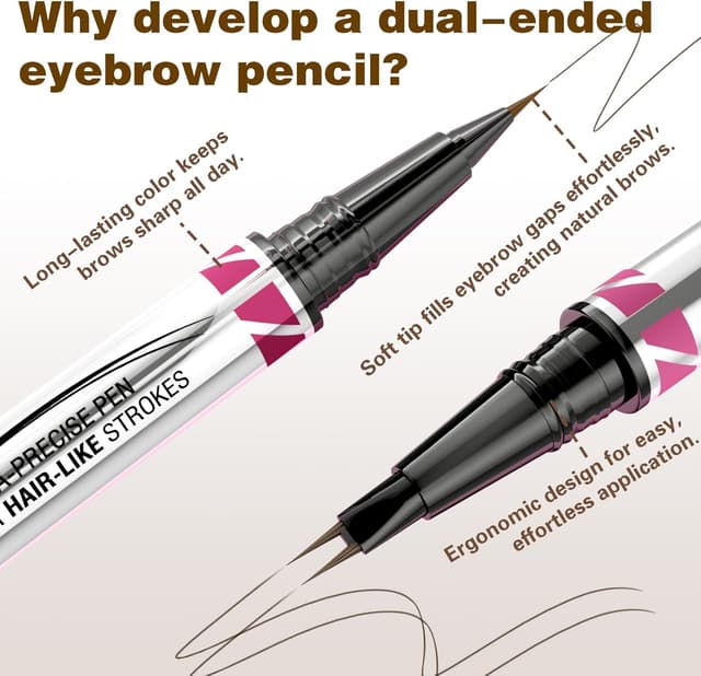 Thumbnail 5 de Matita per Sopracciglia Doppia Testa 2 in 1 Marrone scuro