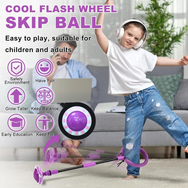 Detalle de Hewog Skip Ball for Kids 5-10 Years