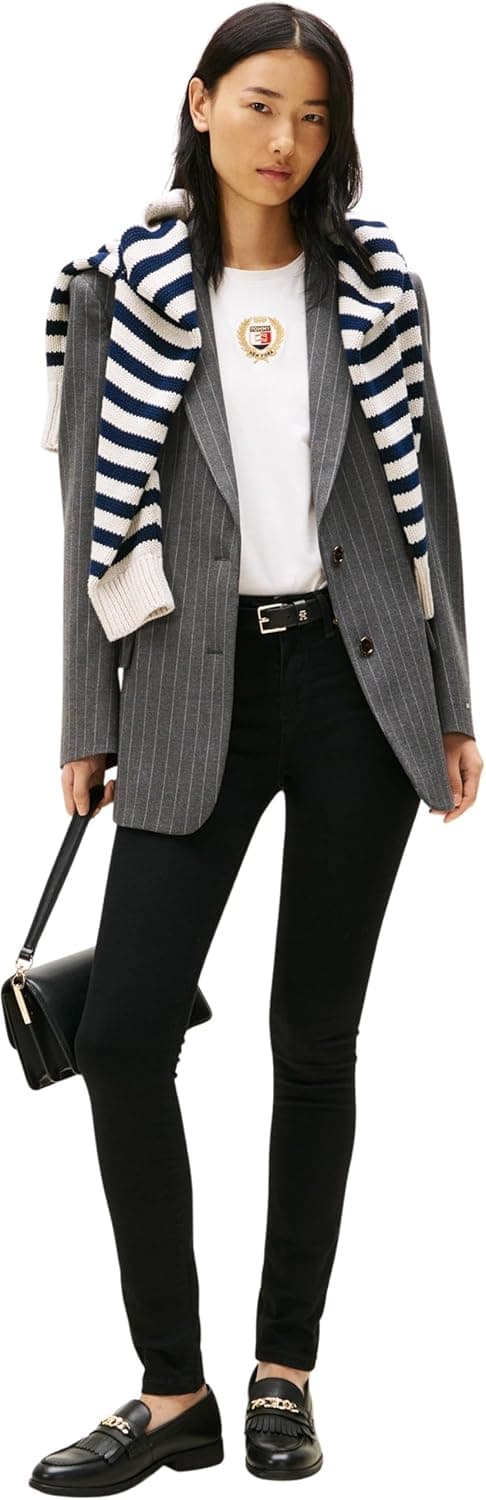 Detalle 2 de Tommy Hilfiger Jean Femme Como Skinny Taille Mi-Haute