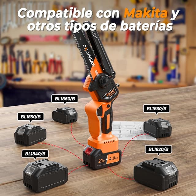 Thumbnail 5 de Mini Motosierra 6 pulgadas 1000W 📷