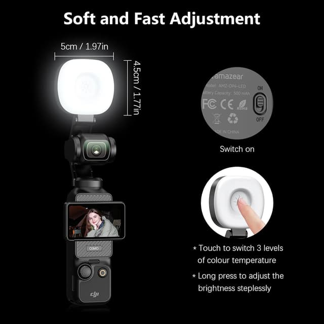 Thumbnail 5 de AMAZEAR LED Light for DJI Osmo Pocket 3
