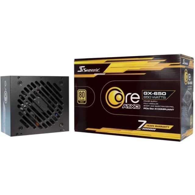 Detalle de Seasonic Core GX-650 V2 650W 80 Plus Gold modular