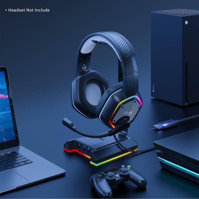 Detalle 2 de EKSA Soporte para Auriculares RGB 7.1