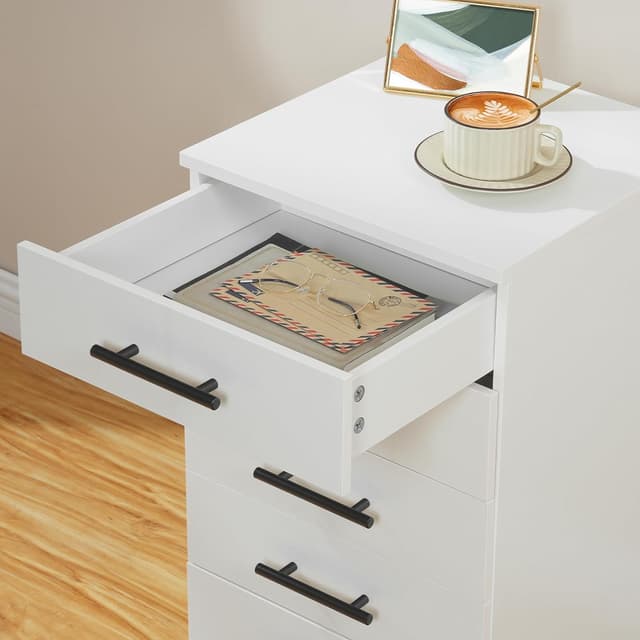 Thumbnail 6 de HOOBRO Rollcontainer mit 5 Schubladen EWT05WJ01G1 – mobiler Büroschrank für Ordner & Bürobedarf