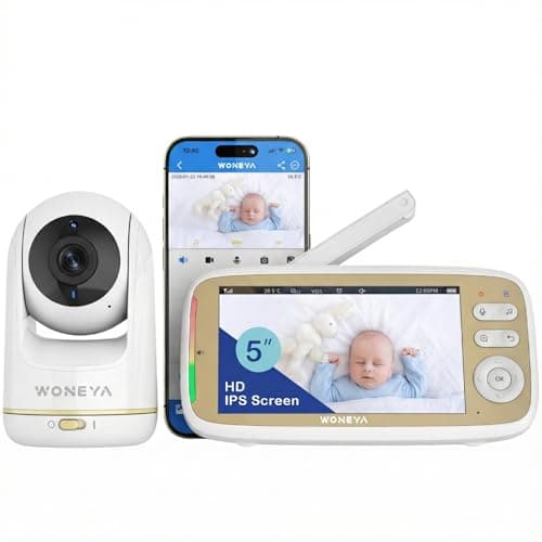 Imagen de WONEYA Smart Baby Monitor 5" screen 👶🏻 en OfertitasTOP