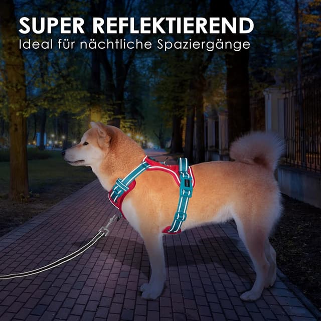 Thumbnail 5 de PHOEPET Anti-Zug Hundegeschirr verstellbar für Hunde