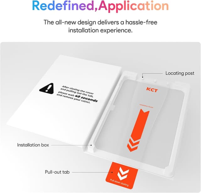 Detalle de KCT 2-Pack Paperfeel Matte Tempered Glass Screen Protectors for iPad (A16 11th Gen 2025 & iPad 10th Gen 10.9-inch, A10th models)