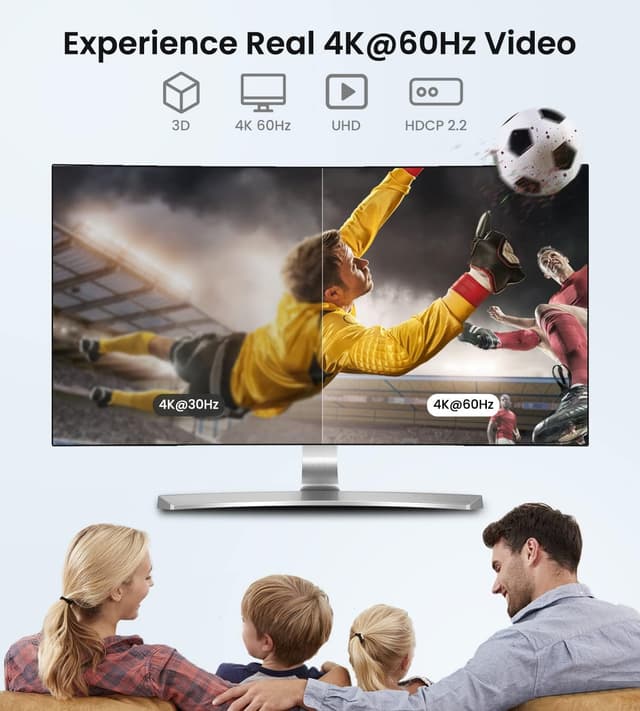 Thumbnail 3 de HDMI-Splitter und Switch 4K 60Hz Aluminium