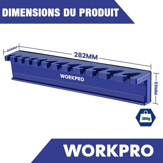 Thumbnail 1 de Support magnétique WORKPRO avec 12 emplacements ⚙