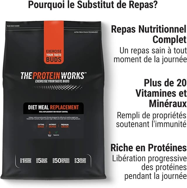 Thumbnail 5 de The Protein Works Sustitutivo Comida Extreme Fresas 🍓 2kg