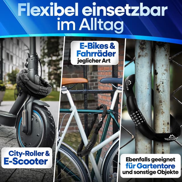 Thumbnail 5 de NEXTCOVER LockPro Fahrradschloss Zahlencode