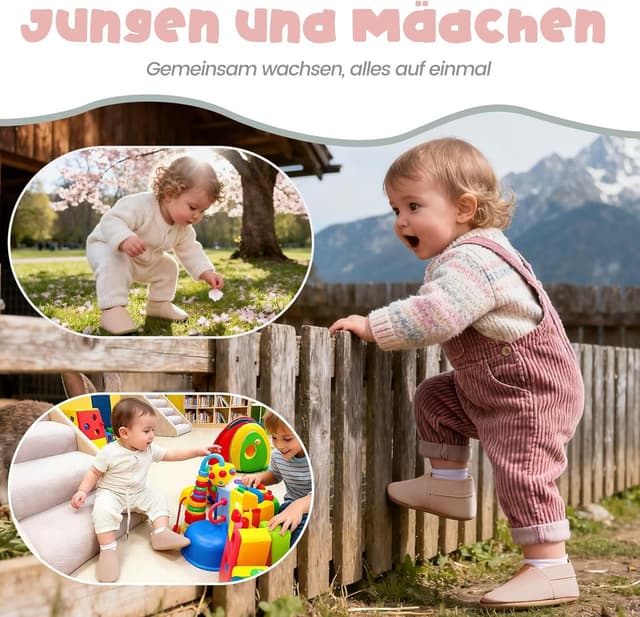 Detalle 2 de HMIYA Krabbelschuhe 0-6 Monate 👶