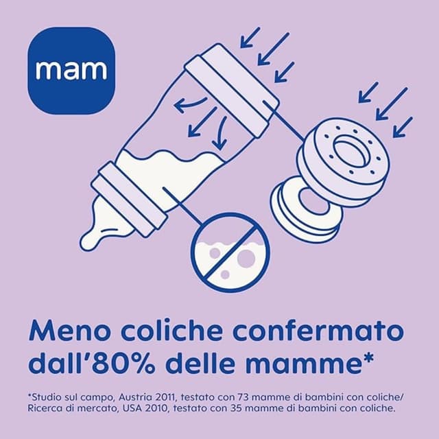 Detalle 2 de Biberon anticolica Easy Start 320 ml MAM