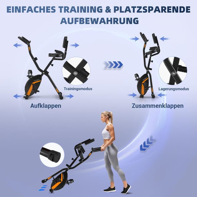 Thumbnail 5 de vannect Heimtrainer Klappbar 150 kg Belastbarkeit