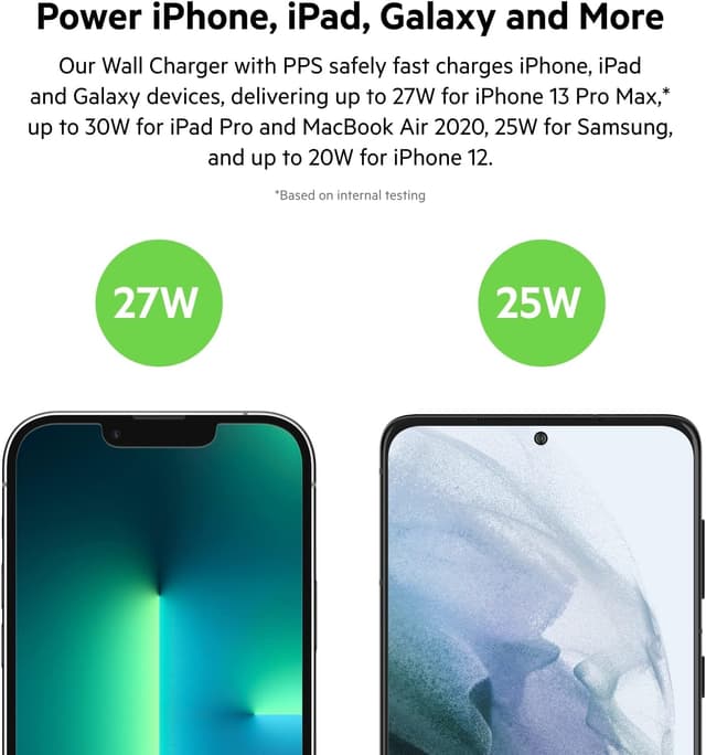 Detalle 2 de Belkin USB‑C Charger Block 30W fast charging