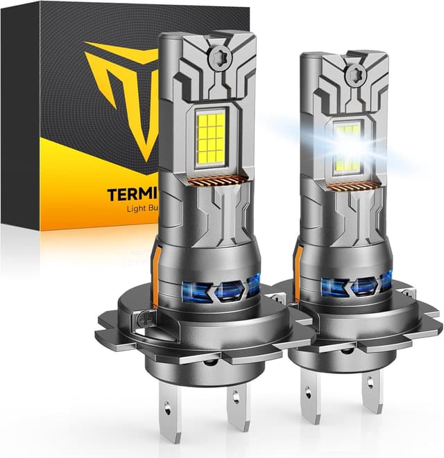 Detalle de Termitor 2026 New Gen H7 Light Bulbs (Light Kit Pack of 2) — 1:1 Plug-and-Play, IP68, 10-Year Lifespan