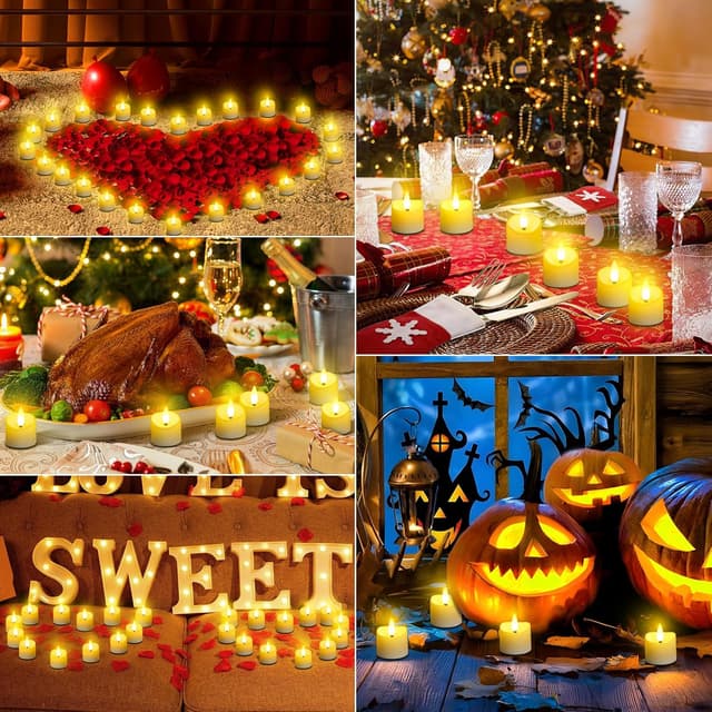 Thumbnail 6 de daphomeu Candele LED ricaricabili 12 🕯