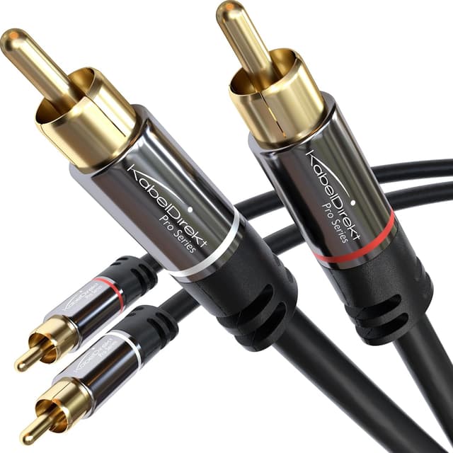Detalle de KabelDirekt 6ft RCA Stereo Cable 75Ω