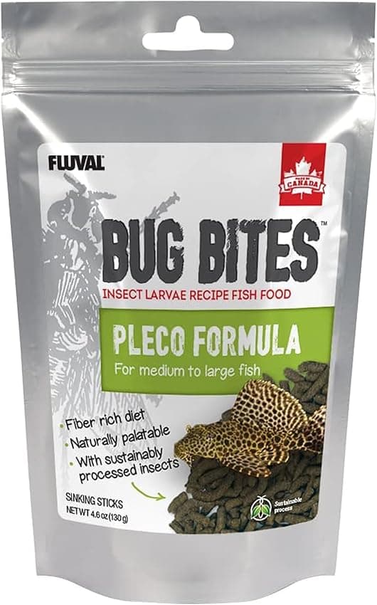 Imagen de Fluval Bug Bites Plecos comida para plecos 130 g en OfertitasTOP