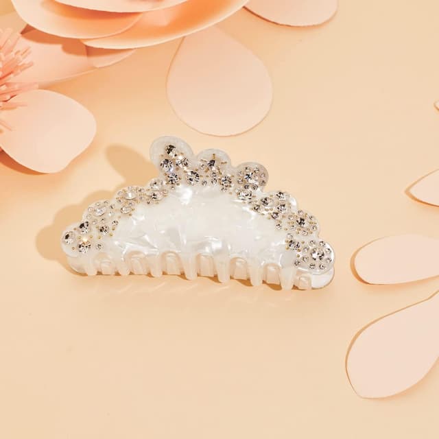 Thumbnail 3 de LILIE&WHITE Fermaglio Donna Bianco con Strass