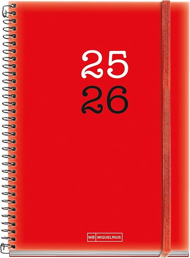 Detalle de Miquelrius Agenda Escolar 2025–2026, Día Página 150 x 213 mm