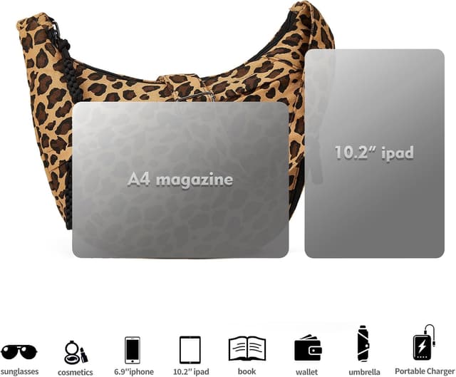 Detalle de Jiliyote Umhängetasche Leo 32×23×5 cm