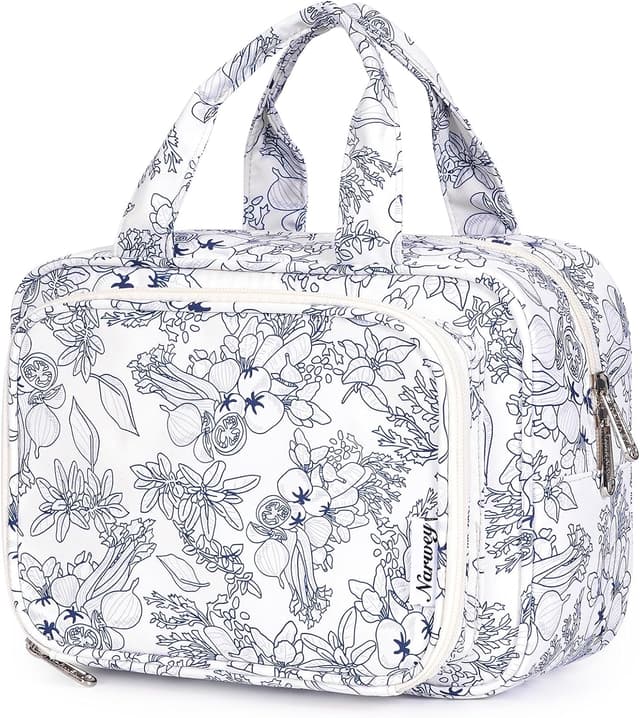 Thumbnail 1 de Narwey Navy Floral Toiletry Bag