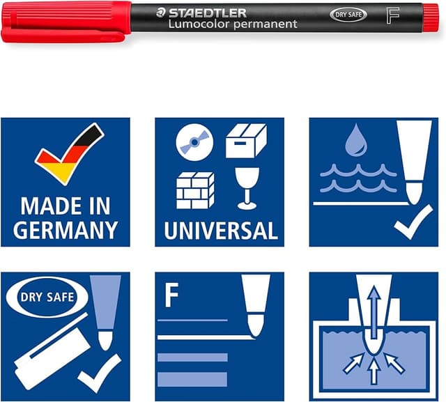 Detalle 2 de Staedtler Lumocolor 318-2 rotuladores de punta fina 10