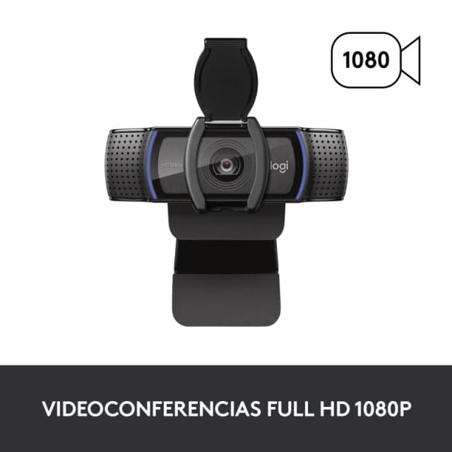 Detalle 2 de Logitech C920s Pro Webcam 1080p, corrección automática