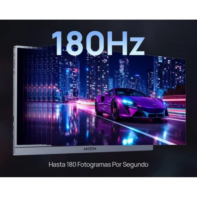 Detalle 2 de Monitor portátil Arzopa Z3FC 16,1" QHD 180Hz IPS con FreeSync, HDR10 y USB-C