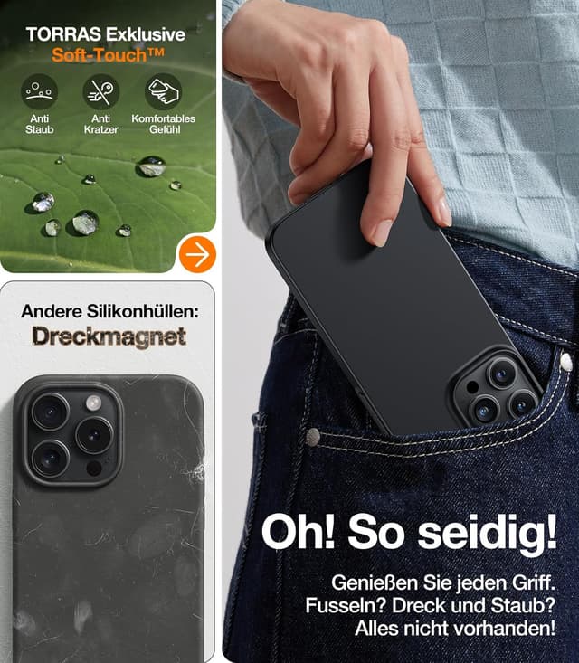 Thumbnail 4 de TORRAS Dr. Ultra Dünn iPhone 15 Pro Hülle 0,07 cm