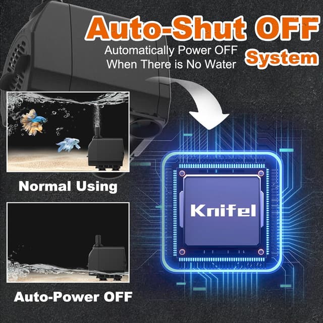 Detalle 2 de Bomba de Agua Sumergible 45W 2500L/H