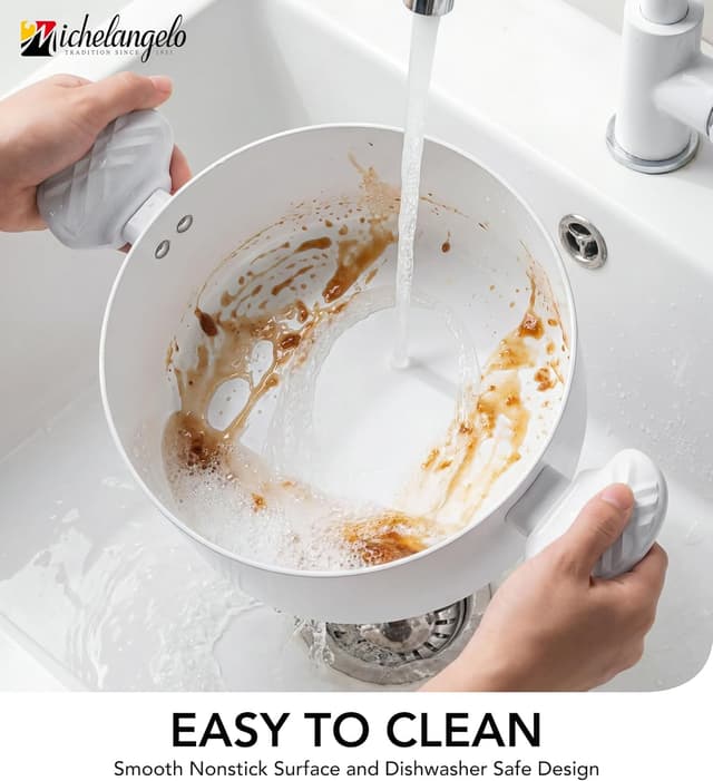 Thumbnail 3 de MICHELANGELO 6QT Stock Pot đ˛